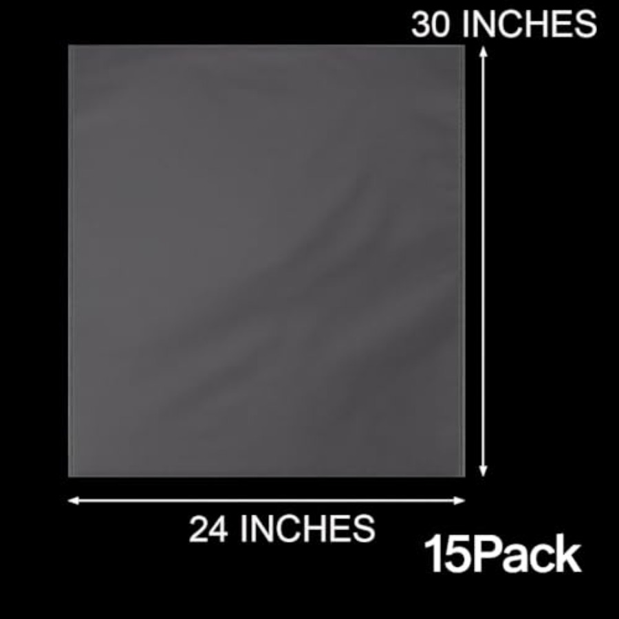 15 Pack Large Clear Cellophane - Cellophane Wrap Clear ulasan dan harga