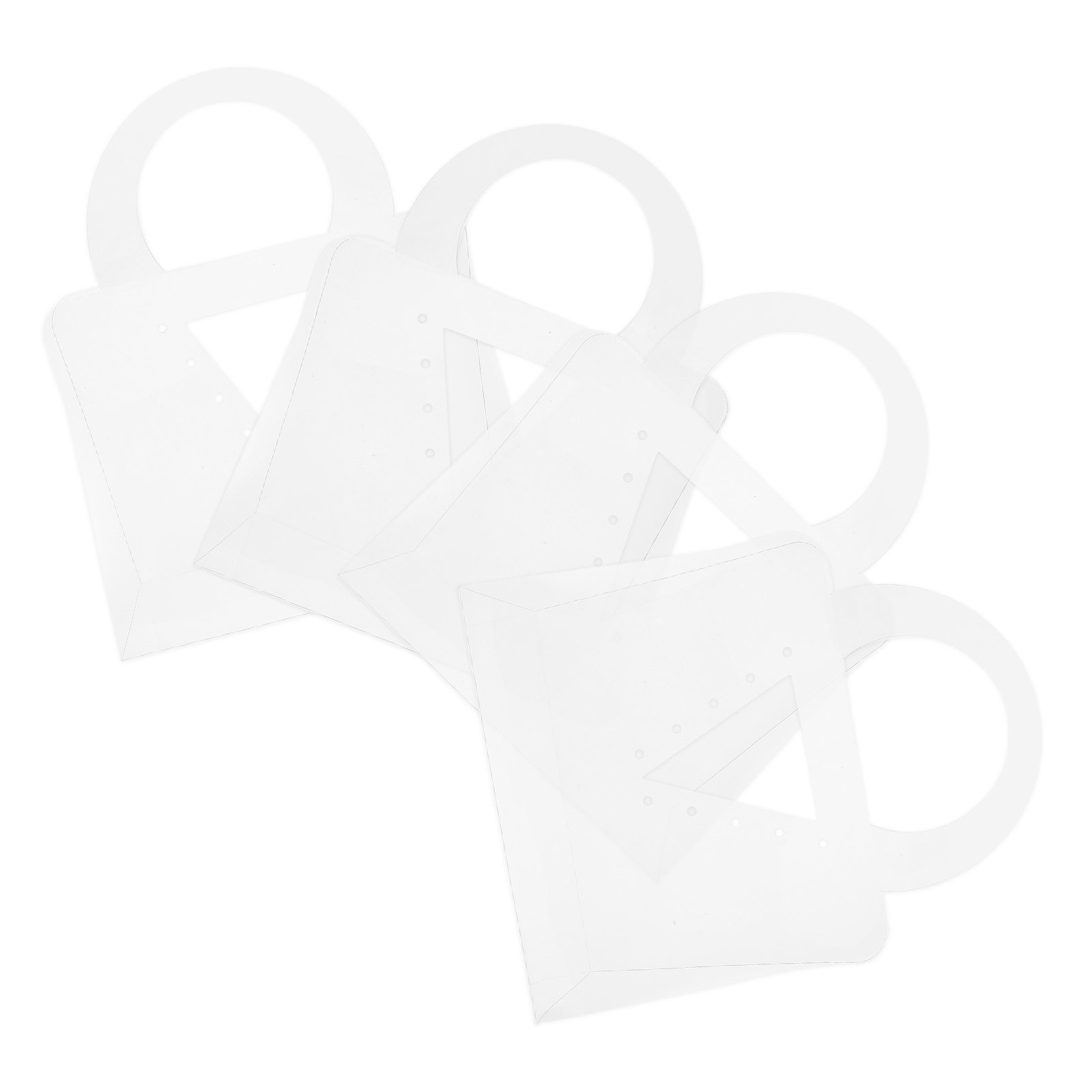 4Pcs Clear Bouquet Gift Bags w - Florist Supply Shop ulasan dan harga