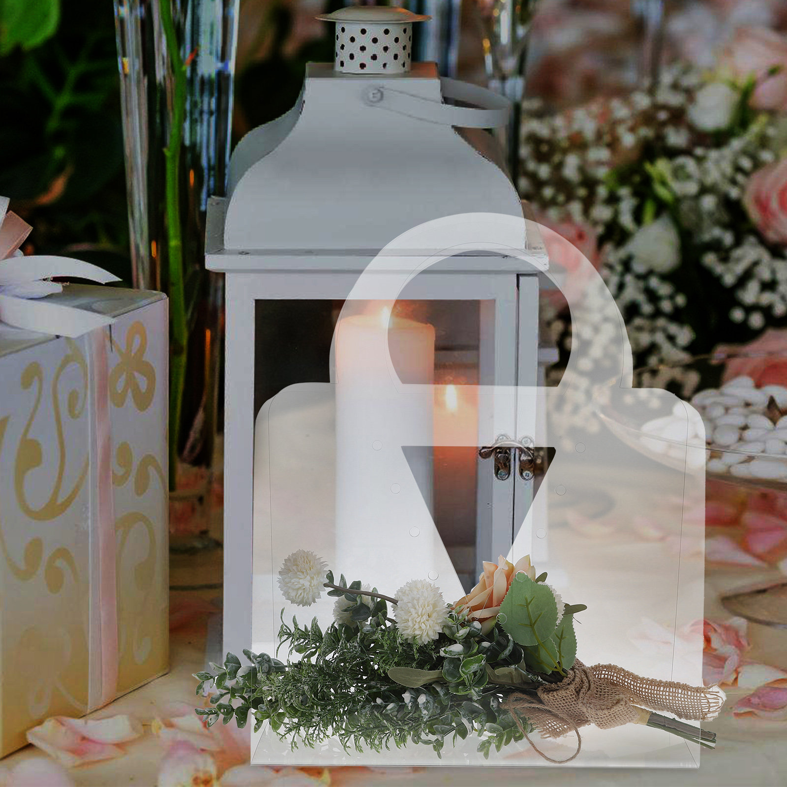 4Pcs Bouquet Gift Bags Transpa - Florist Supply Shop ulasan dan harga