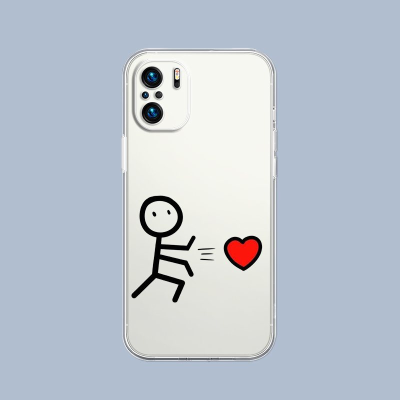 Cute Middle Finger Phone Case  - Cellophane Wrap Clear ulasan dan harga