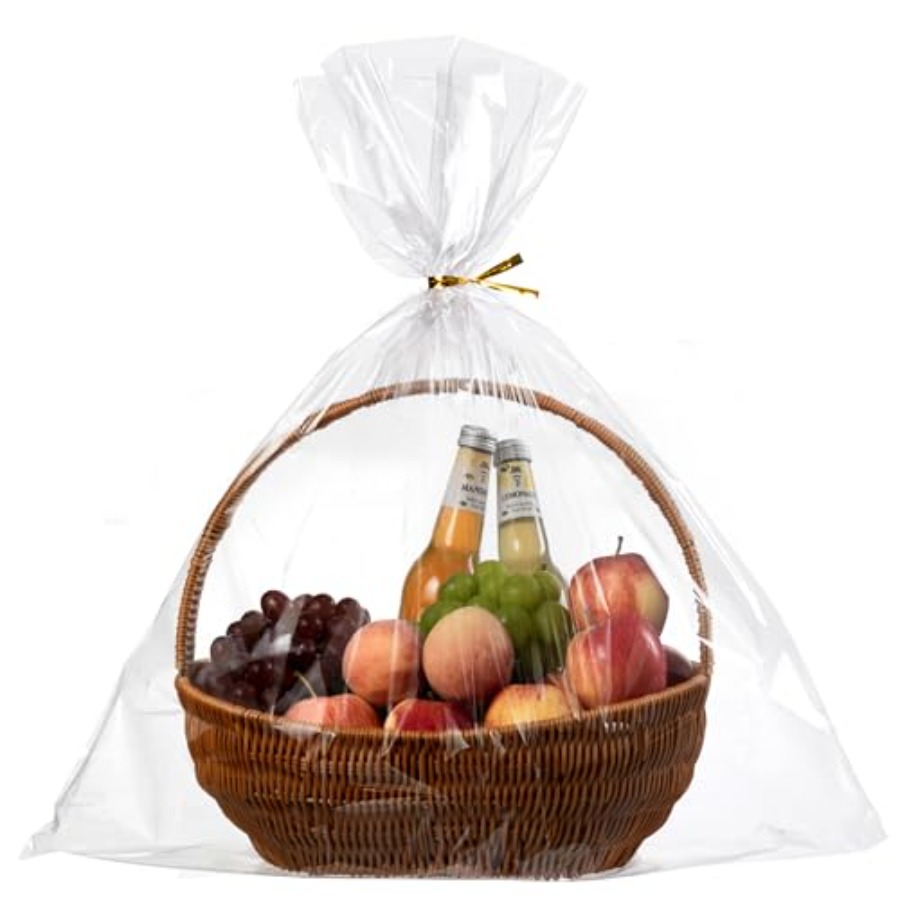 20 Pcs Clear Cellophane Bags,  - Cellophane Wrap Clear ulasan dan harga