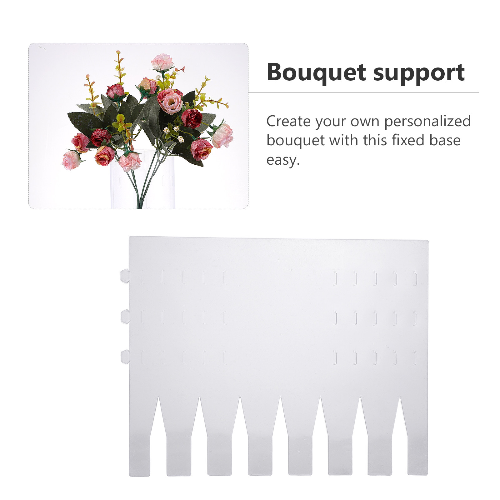 10Pcs Plastic Bouquet Holder B - Florist Supply Shop ulasan dan harga