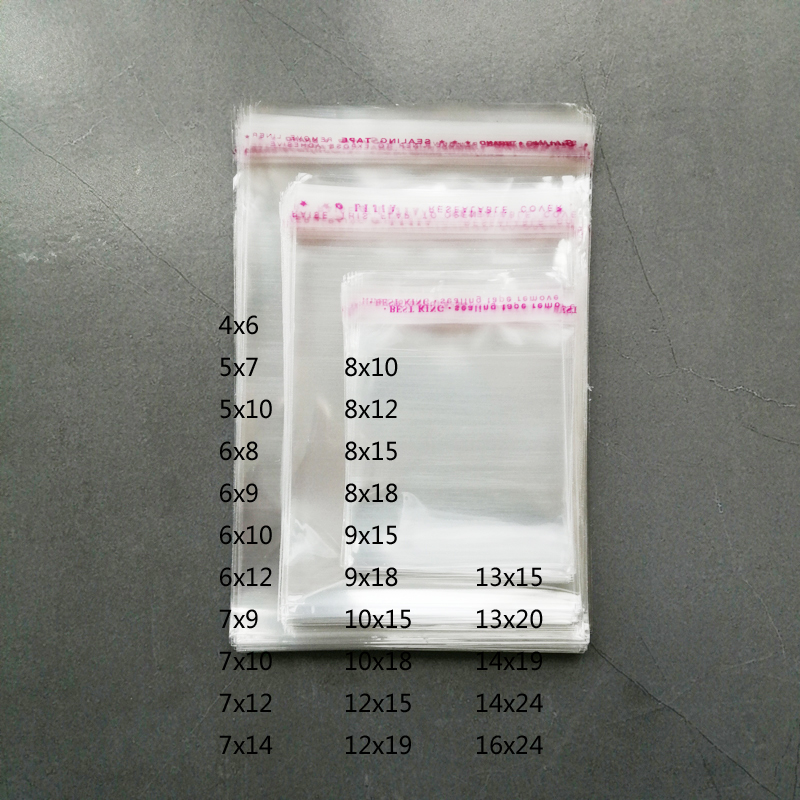 1000pcs Transparent Bag Clear  - Cellophane Wrap Clear ulasan dan harga